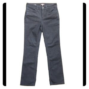 NYDJ Skinny Straight Leg Dark Denim Blue Jeans 4P